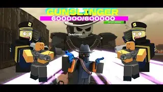 Как победить GUNSLINGERA  Badlands 2 в роблокс tower defense simulator
