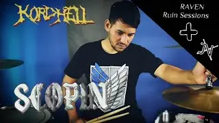 SCOPIN - KORDHELL + Ravens Rock || Drum Cover