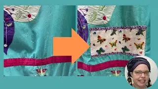 Quick Fix: How to Hand Sew a Patch on Your Dress