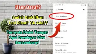 Disini Tempat Opsi Developer Vivo🔥 Cara Mengaktifkan Opsi Developer Vivo - Mode Pengembang Vivo