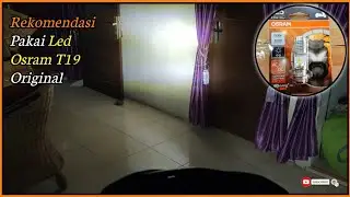 Cara pasang lampu led supra x 125 Full DC  || osram T19