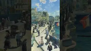 Renoir's breathtaking view of Paris #art #renoir #shorts