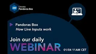 Webinar #09 - Pandoras Box Hardware – How Live Inputs work