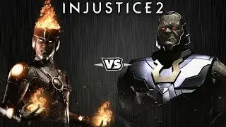 Injustice 2 - Файршторм против Дарксайда - Intros & Clashes (rus)