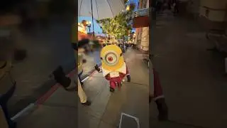 Universal Studios Japan at evening with minions #minions #despicableme #shorts #japan