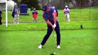 BRYSON DECHAMBEAU SLOW MOTION DRIVER SWING (FACE ON)