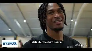 San Antonio Summer Spurs' Stephon Castle on heading into the Las Vegas Summer League