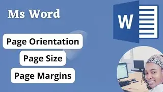 Ms Word Page Orientation, Size, and Margins   #orientation  #margins #size  #landscape #portrait