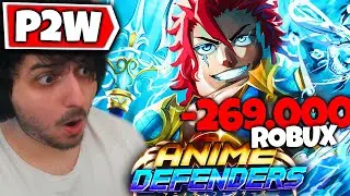 I Spent ROBUX on the 'World 2' UPDATE in Anime Defenders Roblox