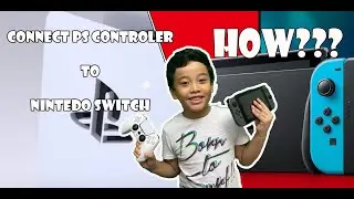How to connect PS5 and PS4 controller to Nintendo switch?