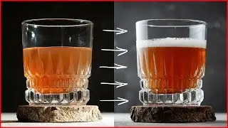 Food photo light scheme with one light!