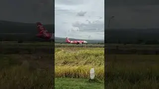 Airasia Airbus A320 Landing from Malaysia #shorts