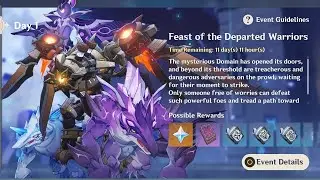 Genshin Impact (PS5): Feast of the Departed Warriors event