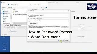 How to Password Protect a Word Document- Techno Zone