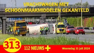 A28 bij Leusden richting het noorden tot 19.00 uur afgesloten na ongeval