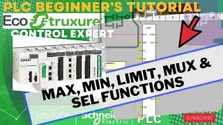 Lecture 29: UNITY PRO plc programming| Create and use LIMIT & SELECTION Blocks industrial automation