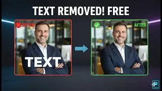 Remove Text from Photos for Free Using Photopea (Easy Method) | Photopea Tutorial🤯