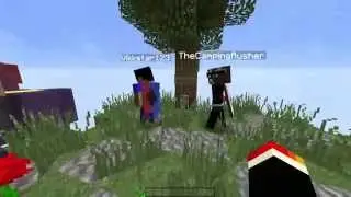 Minecraft: Sky Bounce Parkour! (Vikkstar123 and CampingRusher)
