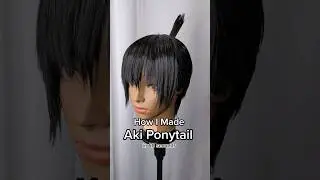 My version of Aki's Ponytail! 