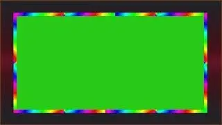 No copyright Animated Frame With Green Screen HD Video Background 2021 For Video Editing 582