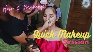 Quick Fresh Makeup Session with my friend