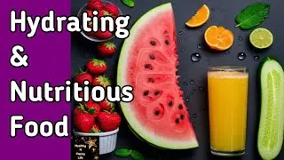 Hydrating & Nutritious Foods #healthynhappylife #hydrating #waterrichfoods