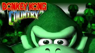 Donkey Kong Country but DON'T TOUCH GREEN!