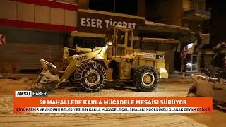Büyükşehir Ve Andırın Belediyesinin Karla Mücadele Çalışmaları Koordineli Olarak Devam Ediyor