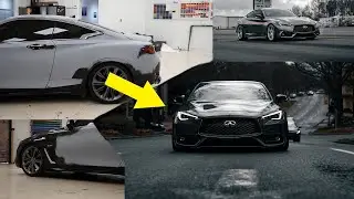 Can You Wrap Over BAD Paint??? Infiniti Q60 Avery Black Chrome