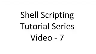 Shell Training 7