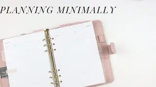 Plan With Me | Minimal