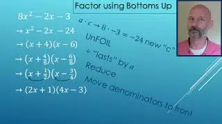 Effortlessly Factor Quadratics Using the Bottoms Up Method!
