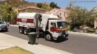 Burrtec's Whiny Ex-LA Peterbilt/Amrep Side Loader on Greens