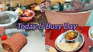 Utensils Cleaning To Clothes Washing Vlog | Aaj Gadde Pinwane Gye | Aloo Keema Recipe | Vlog #08 |