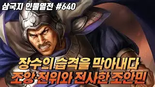 장수의 습격을 막아내다 조앙·전위와 전사한 '조안민' [삼국지 인물열전] #640