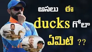 ఇండియా ఇంగ్లాండ్ మధ్య చిచ్చు పెట్టిన duckouts || అసలు ఏమి జరిగింది ? ||Duckout  issue || #Duck
