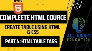HTML table tag in hindi | HTML Table create