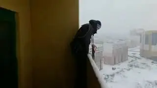 Прыжок с балкона