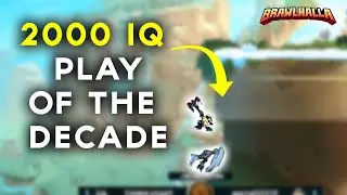 200 IQ PLAY OF THE DECADE! Brawlhalla twitch highlights #9 (Strings, 0 to death,combos..)