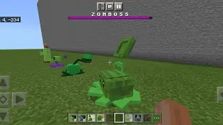 MCPE PvZ 2.3 | Shoot Animations Test