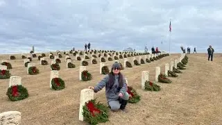 National Wreaths Across America 2023 honoring our veterans, on service, and their families.
