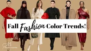 Fall 2023 Fashion Trend Colors to Try