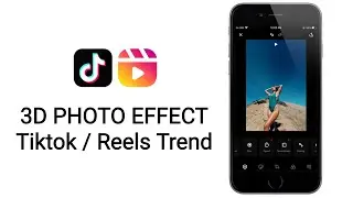 How to edit 3D photo effect Trending on tiktok & reels ? 3D zoom effect tutorial hack In India 🇮🇳