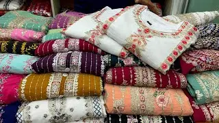 কাড়াকাড়ি সেলে রেডিমেড লাক্সারি কাজের পার্টি থ্রিপিস/Party wear luxury three piece at craziest offer