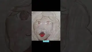 drawing of a lady