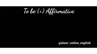 "To be" (?)