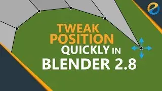 How to quickly tweak position in Blender 2 8