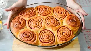 КЛУБНИЧНЫЕ СИННАБОНЫ 🍓Новый вкус любимой выпечки | Танюшина кухня