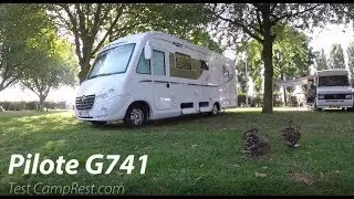 Pilote G741 motorhome - test CampRest.com
