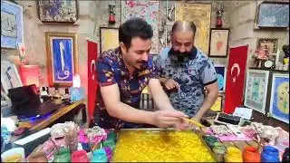 Ebru sanatına yolculuk  ebru sanatı Şanlıurfa